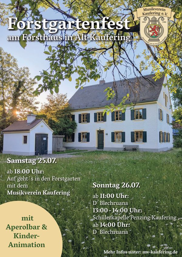 Forstgartenfest 2026 (25. - 26.07.26)